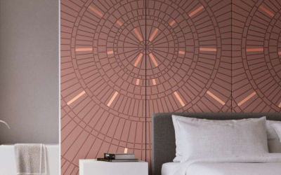 Terracotta-Sunburst-Handcrafted-Panel-with-Stainless-Steel-Inlay